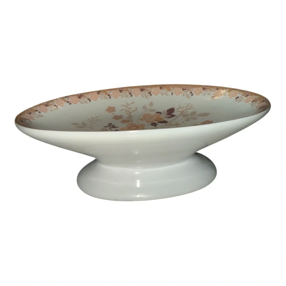 Vintage beautiful Royal Ames Japanese Soap Dish with Floral Pattern